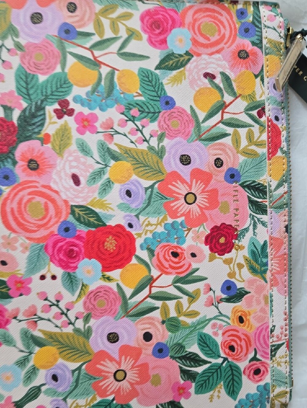 Rifle Paper Co. Pink Floral & Black Floral Zip Pouch Set - Picture 4 of 11